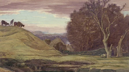 Walisische pastorale Landschaft, ca. 1920